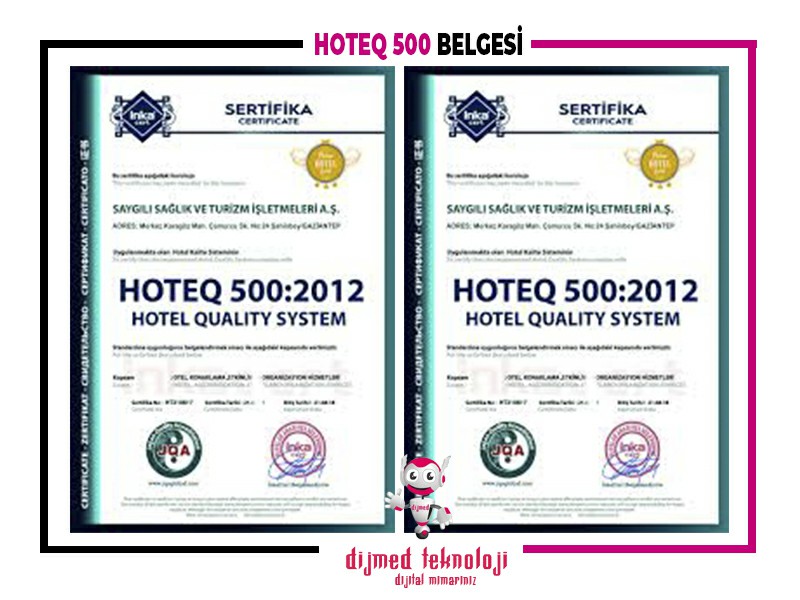 Hoteq 500 Belgesi