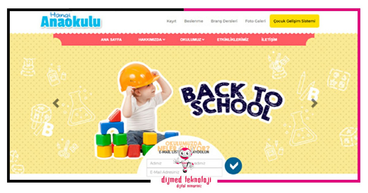 Anaokulu Web Sitesi Çorlu