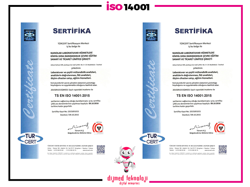 İSO 14001 Belgesi