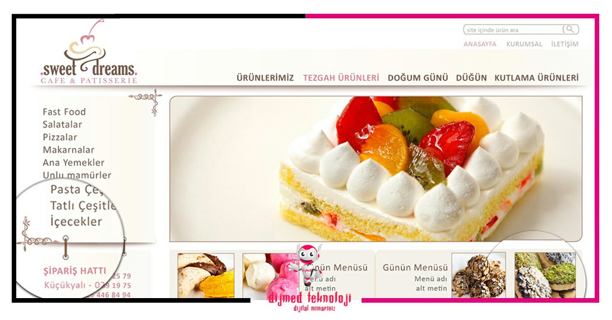Pastane Web Sitesi Çorlu