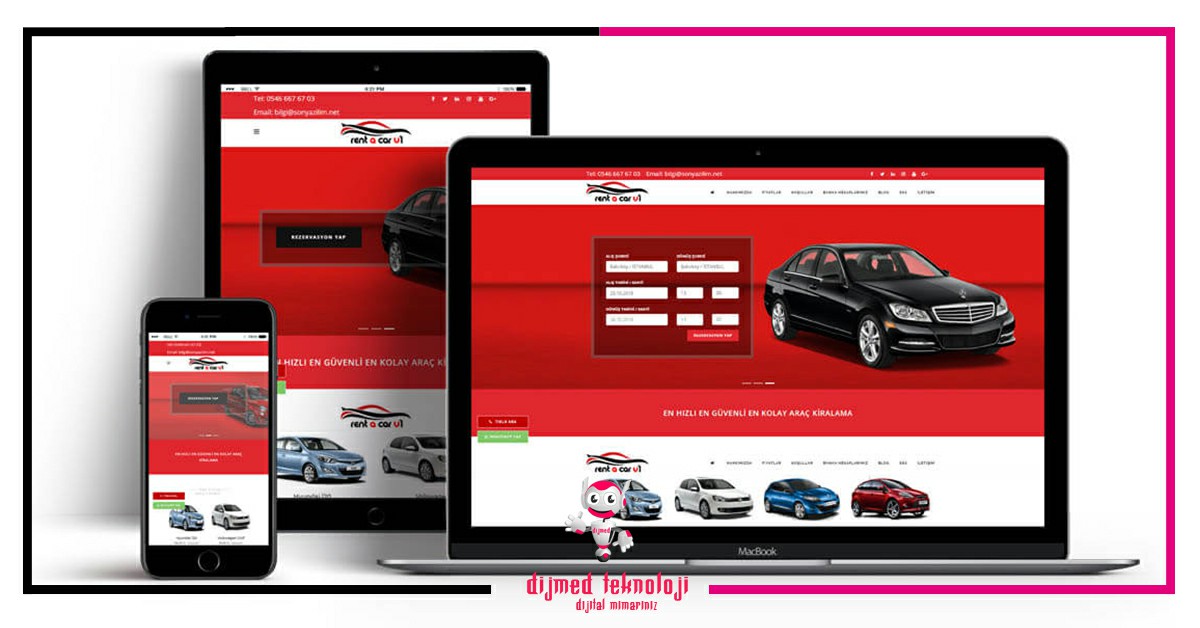 Rent A Car Web Sitesi Çorlu