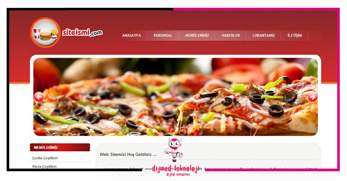 Restoran Web Sitesi Çorlu