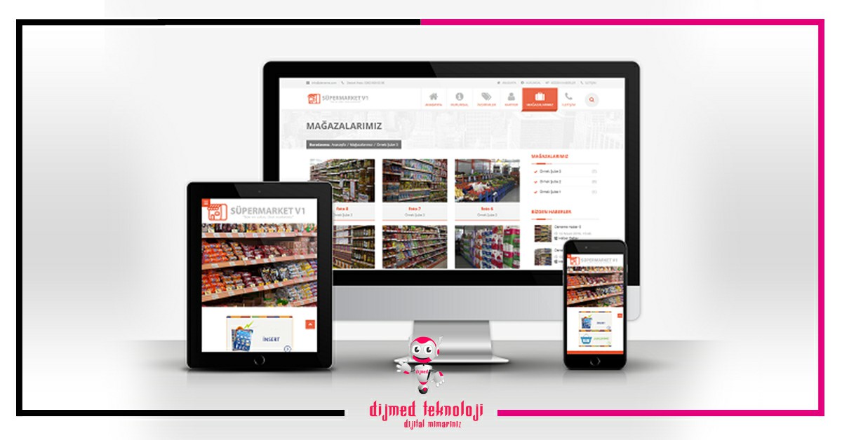 Süpermarket Web Sitesi Çorlu