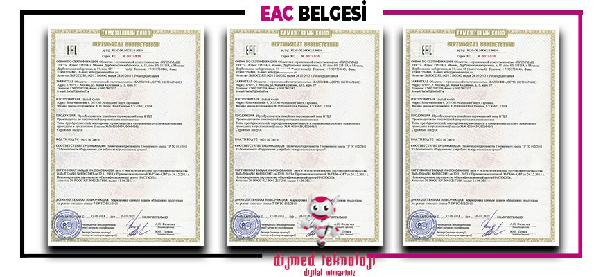 Eac Belgesi Çorlu