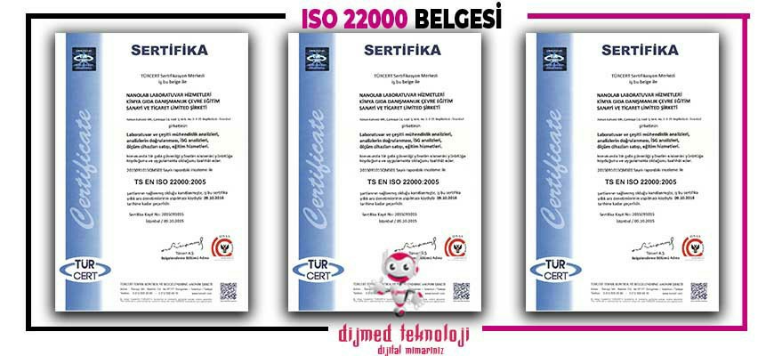 İSO 22000 Belgesi Çorlu