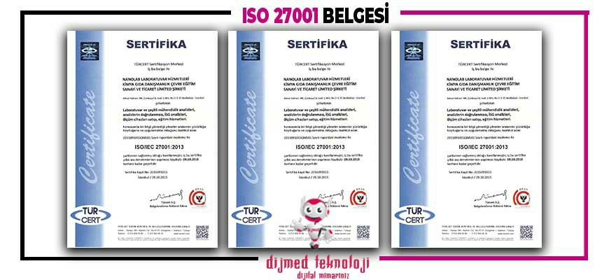 İSO 27001 Belgesi Çorlu