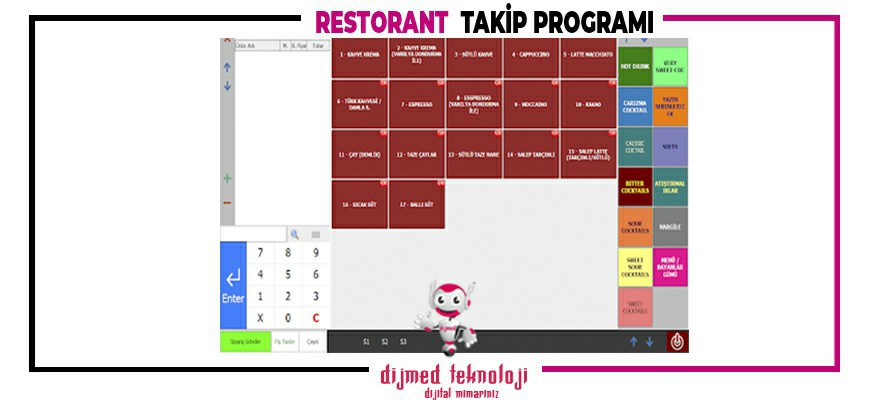 Restoran Takip Programı Çorlu