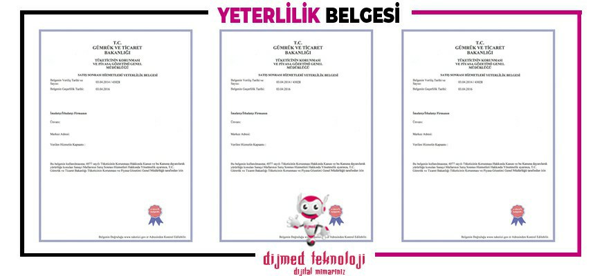 Satış Sonrası Hizmet Yeterlilik Belgesi Çorlu